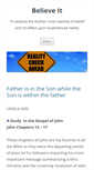 Mobile Screenshot of believeit.us