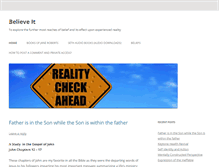 Tablet Screenshot of believeit.us